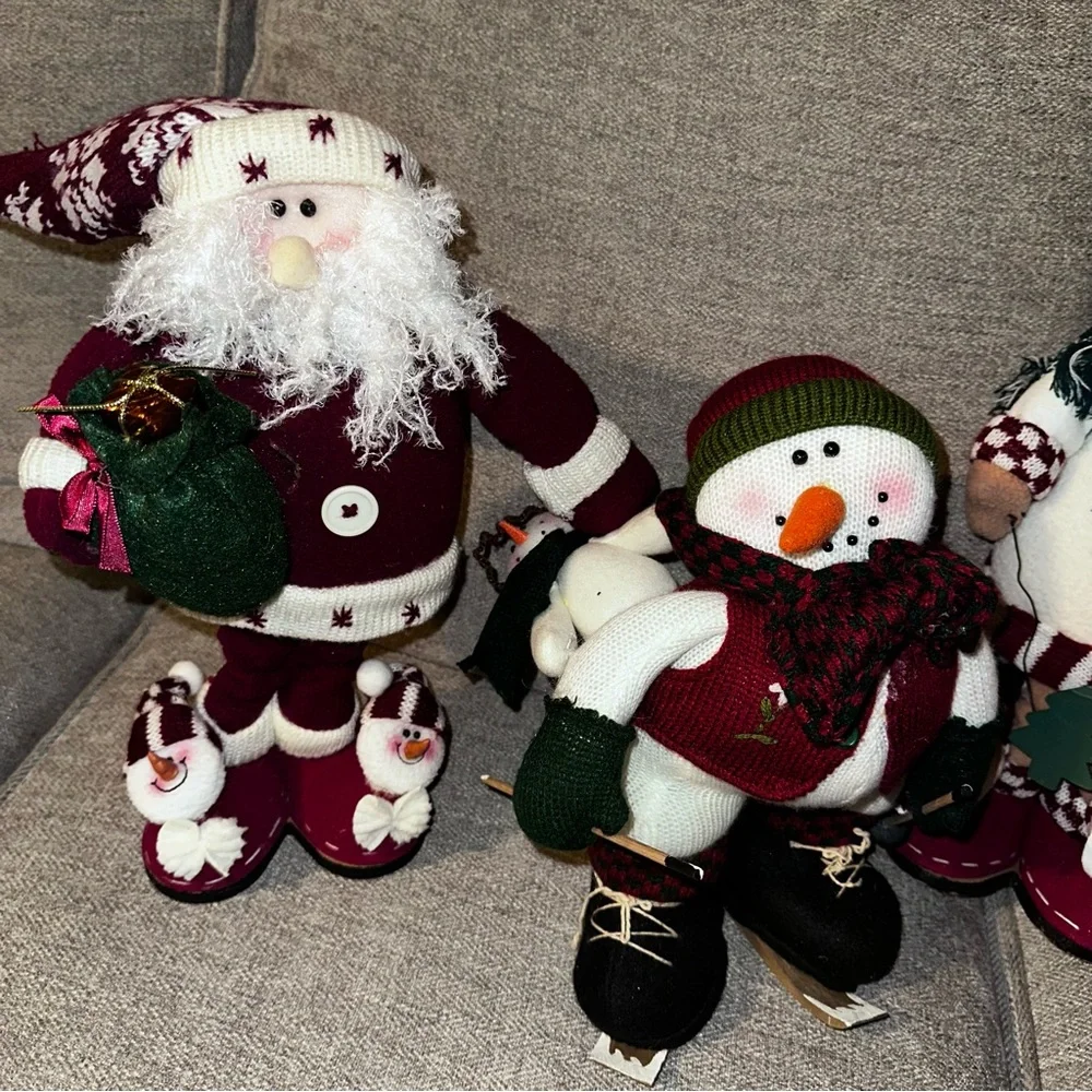 Christmas Decorations 5 included. Santa , Reindeer & Snowman’s